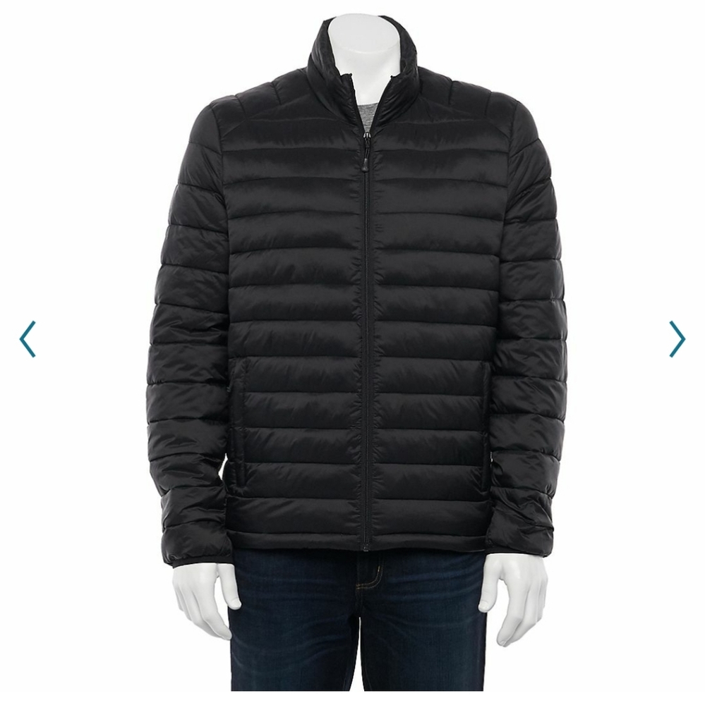 Zeroxposur mens hooded puffer jacket